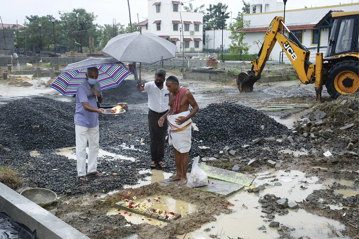 Bhoomi Pooja at Lancor Harmonia