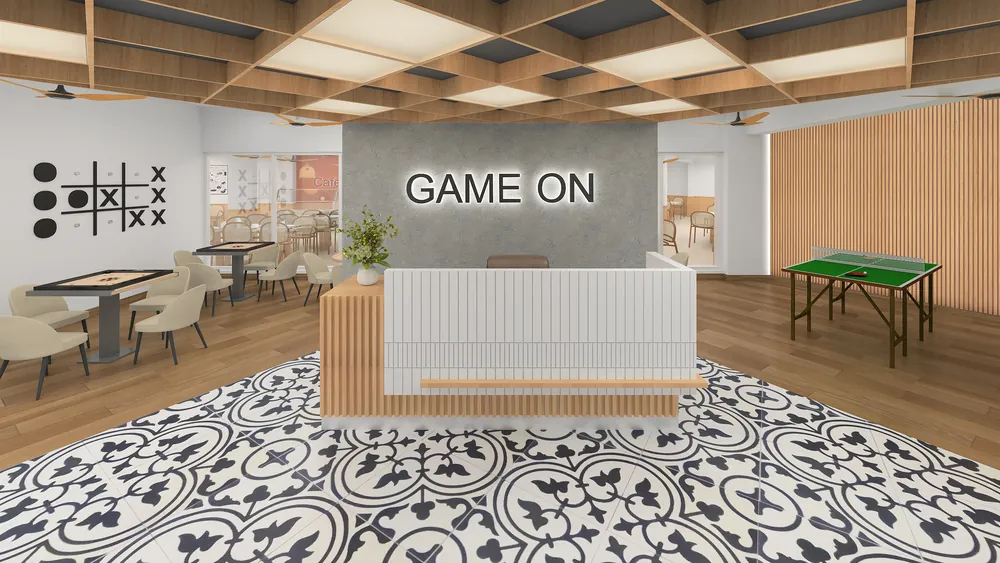 Indoor games room